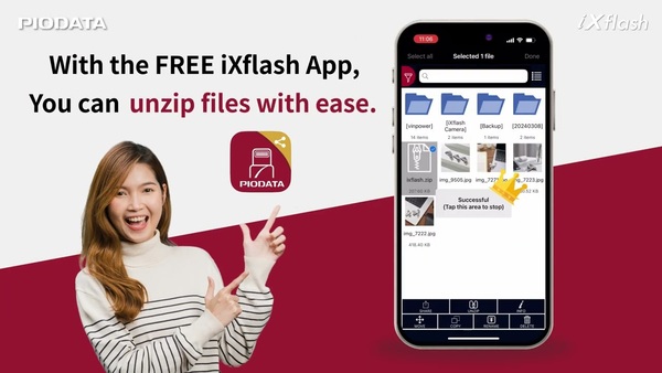 PIODATA iXflash compatible with mobile phones & computers