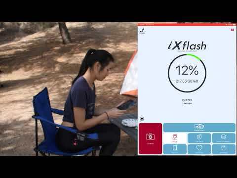 iXflash perfect iPhone/iPad companion to listen to music or watch movies through an Apple iOS device